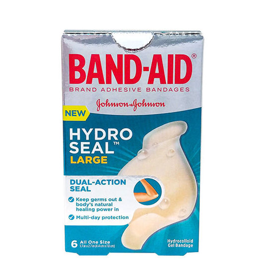 Picture of Band-Aid hydro seal all purpose large bandages 6  ct.