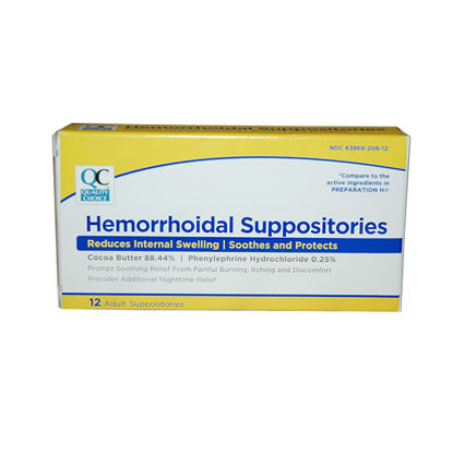 Picture of Hemorrhoidal suppositories 12 ct.