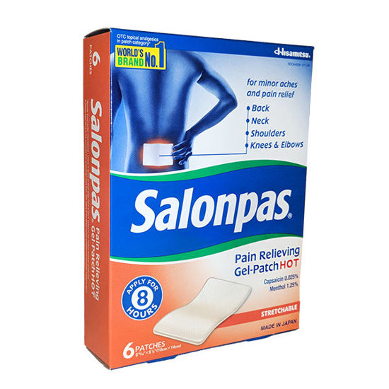 Picture of Salonpas pain relieving hot-gel patch 6 ct.