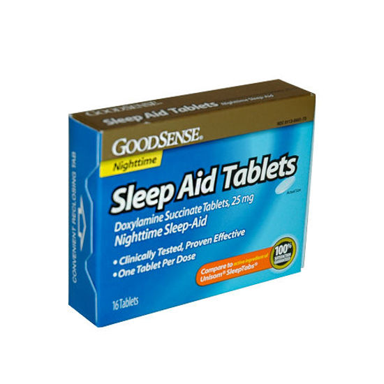 Picture of Sleep aid tablets -generic unisom- 16 ct.