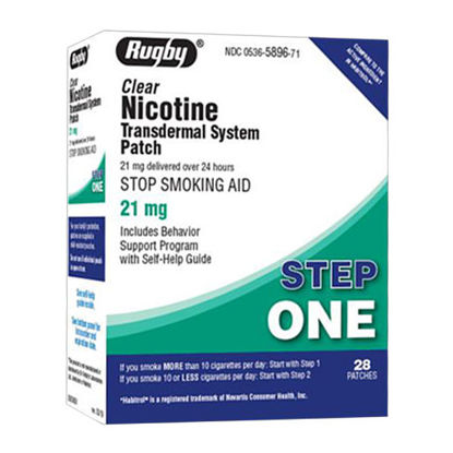 Picture of Nicotine patches step 1 - 21mg 28 ct.