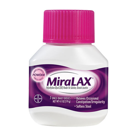 Picture of Miralax OTC seven-dose 4.1 oz.