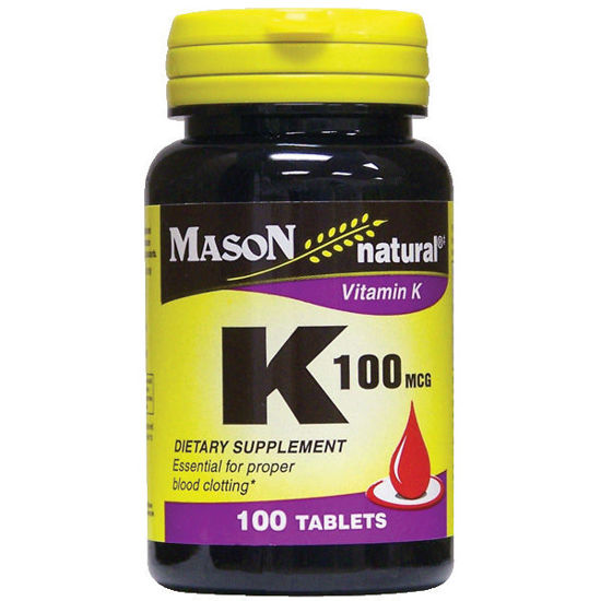 Picture of K 100mcg tablets 100 ct.