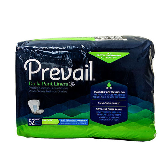 Picture of Prevail daily pant liners light-moderate size small 52 ct.