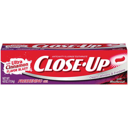 Picture of Close-up cinnamon flavored toothpaste 4 oz.
