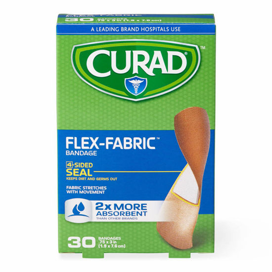 Picture of Curad flexible fabric bandages 3/4 in. x 3 in. 30 ct.
