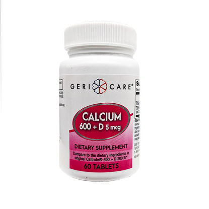 Picture of Calcium 600mg + D 200 IU tablets 60 ct.